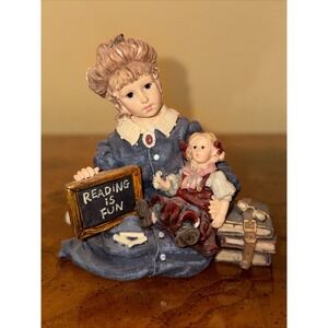 1996 Yesterday's Child Michelle w/ Daisy "Reading is Fun" Style# 3511 Dollstone